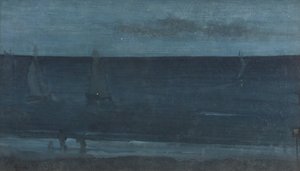 ノクターン-青と銀-ボグナー 作： James Abbott McNeill Whistler